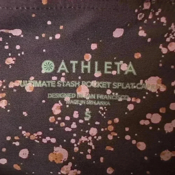 Athleta ultimate stash pocket spat capri leggings sz S - Picture 3 of 5